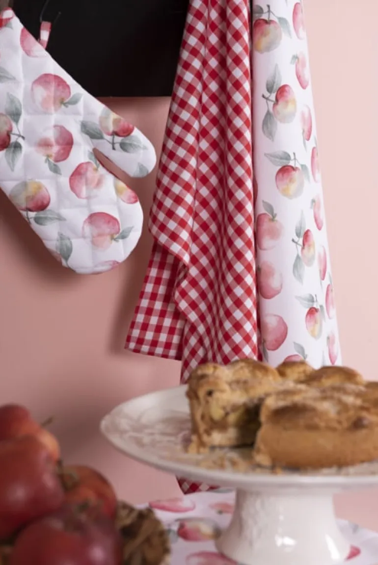 Ovenhandschoen met appels