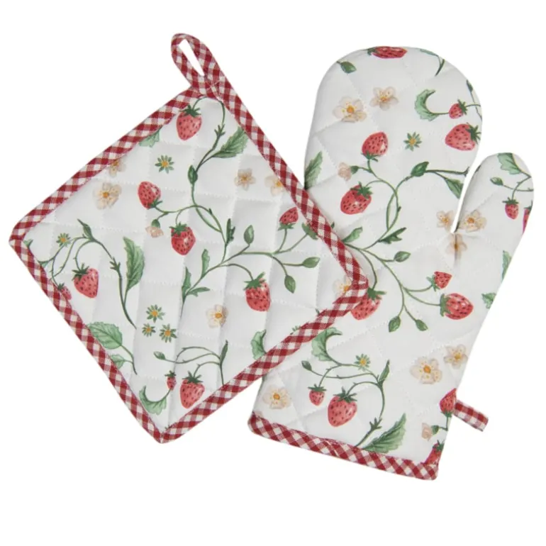 Ovenhandschoen Wild Strawberries