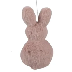Paashanger konijn roze pluche 11 cm