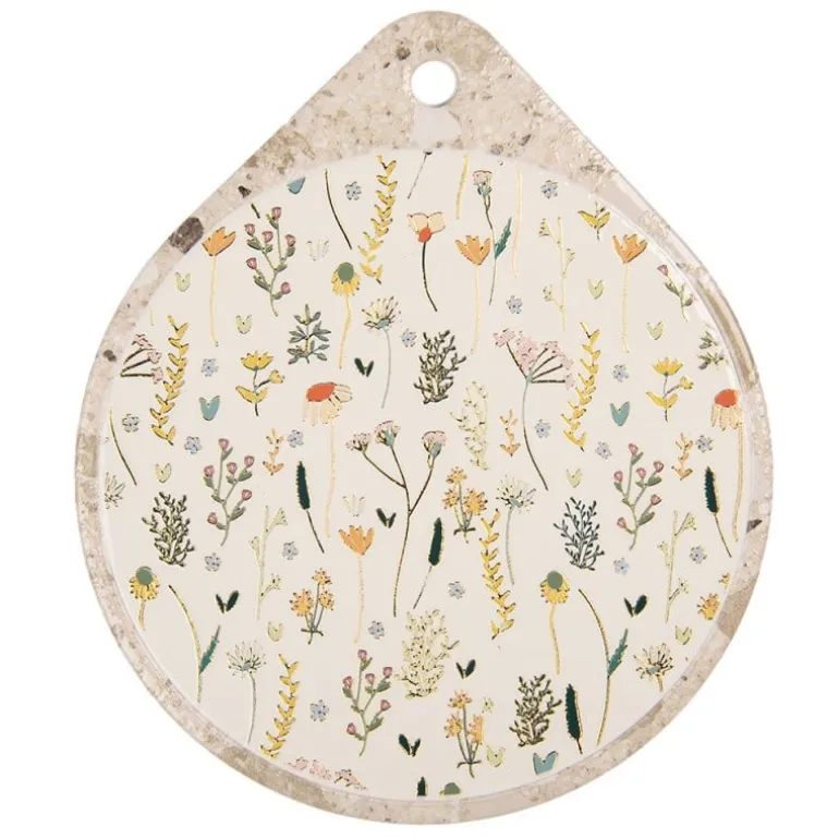 Pannenonderzetter bloemen/kruiden 20*23