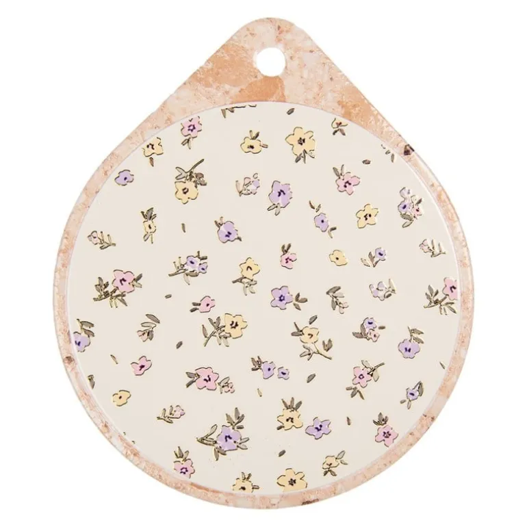 Pannenonderzetter bloemetjes 20*23