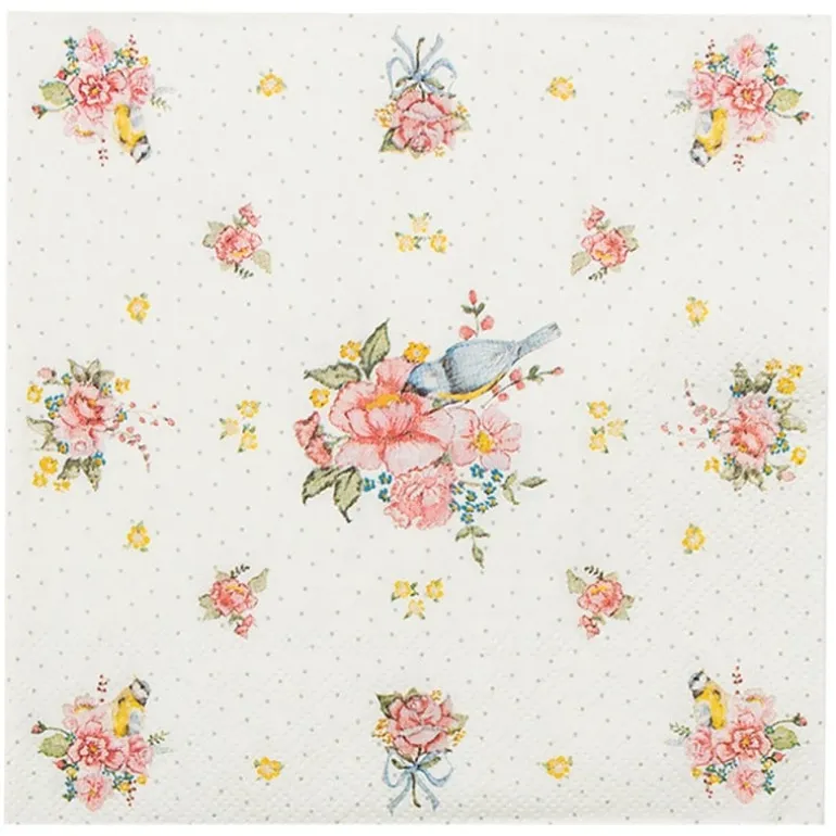 Papieren servetten (20) Cheerful Birdie