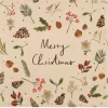 Papieren servetten (20) Merry Christmas