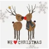 Papieren servetten (20) We ❤️ Christmas