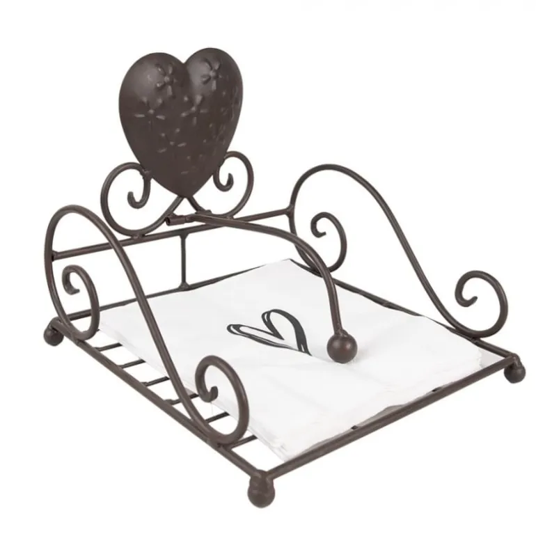 Papieren servetten wit (20) hartje