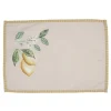 Placemats (6) Lemons and Leafs