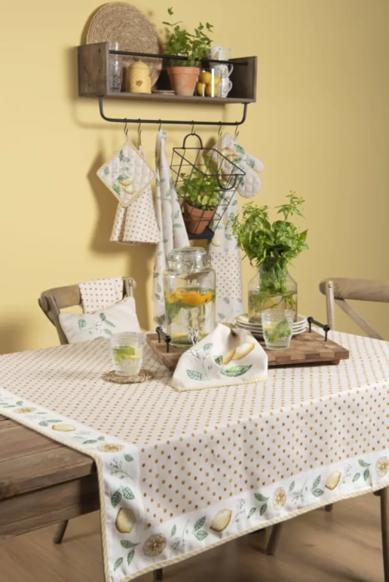 Placemats (6) Lemons and Leafs