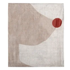 Plaid beige rendier 130*170