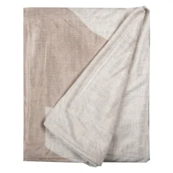 Plaid beige rendier 130*170