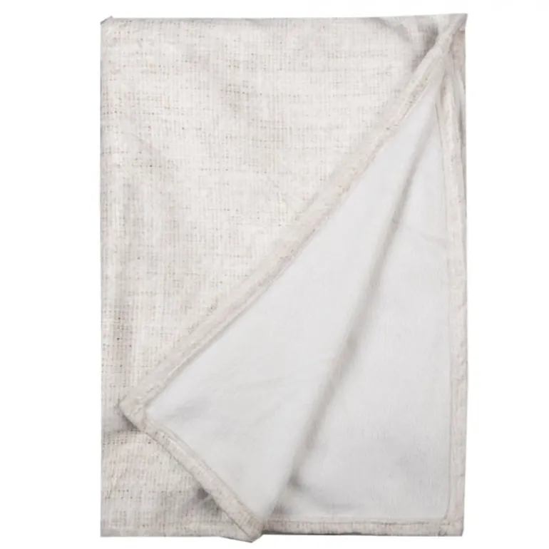 Plaid beige rendier 130*170