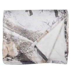 Plaid winters met rendier 130*170