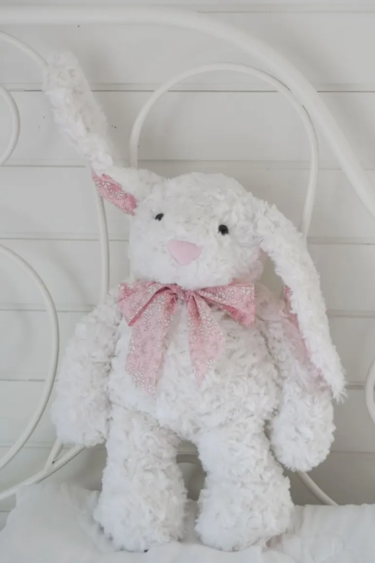 Pluche konijn met strik 40cm