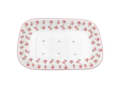 Porseleinen zeephouder roosjes