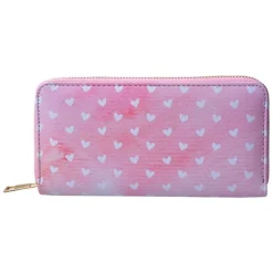 Portemonnee roze wit hartje