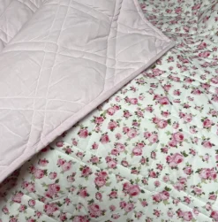 Quilt Tiny Flowers roze 140*220