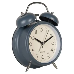 Retro wekker blauw 9*13
