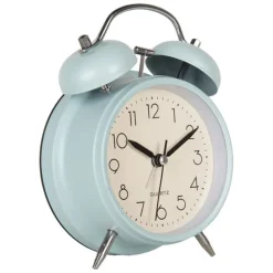 Retro wekker lichtblauw 9*13