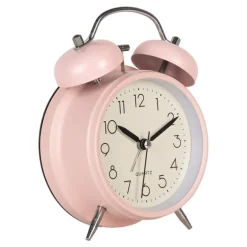 Retro wekker roze 9*13