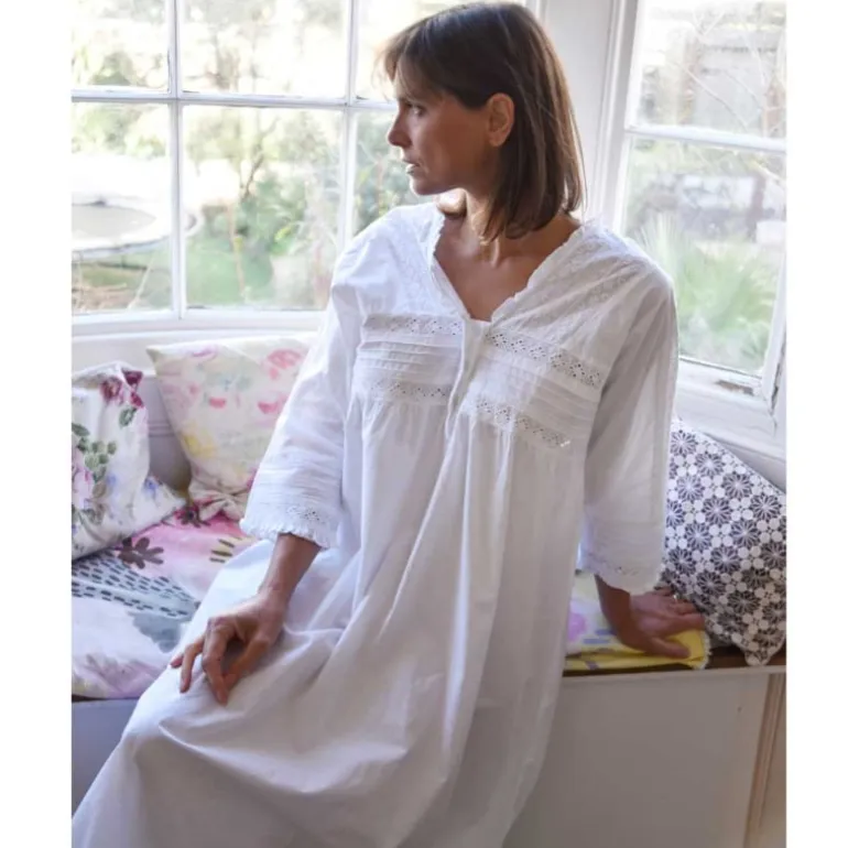 Romantisch nachthemd broderie Elizabeth