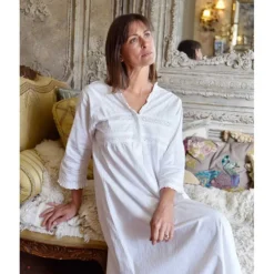 Romantisch nachthemd broderie Elizabeth