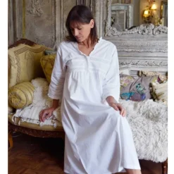 Romantisch nachthemd broderie Elizabeth