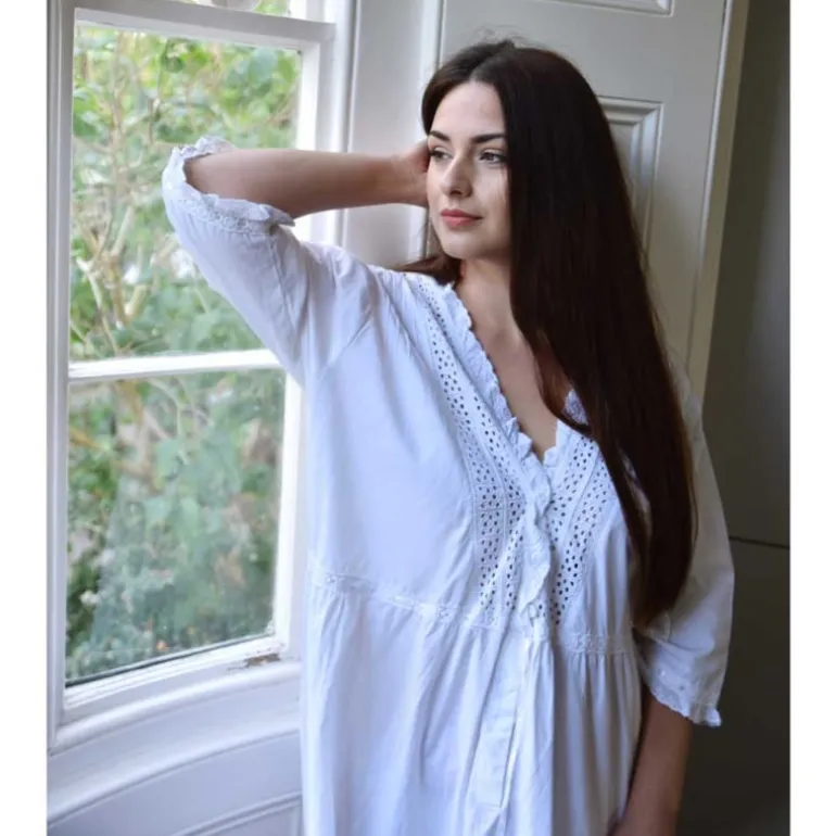 Romantisch nachthemd broderie Madeline