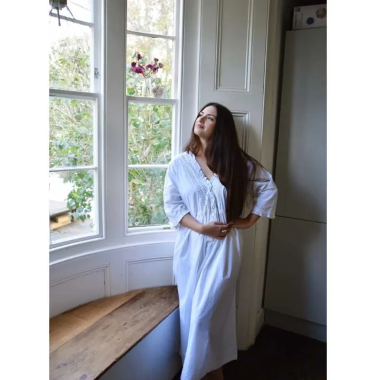 Romantisch nachthemd broderie Madeline