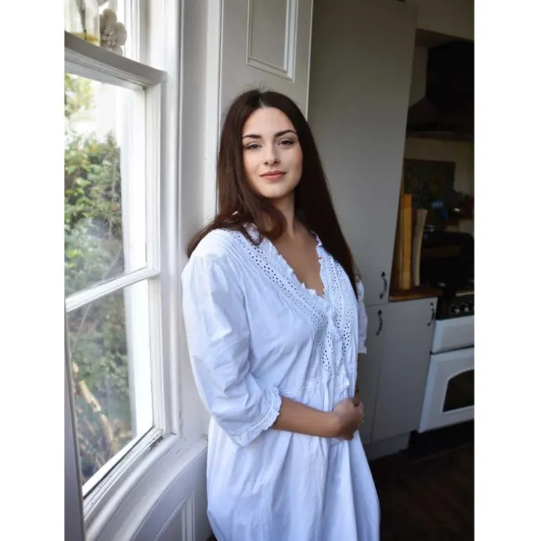 Romantisch nachthemd broderie Madeline