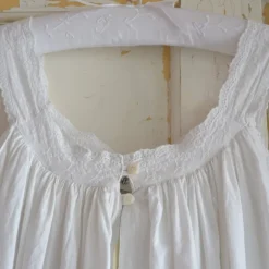 Romantisch nachthemd broderie Jodie wit