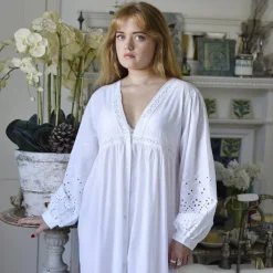 Romantisch nachthemd Clarissa wit