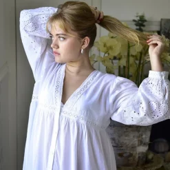 Romantisch nachthemd Clarissa wit