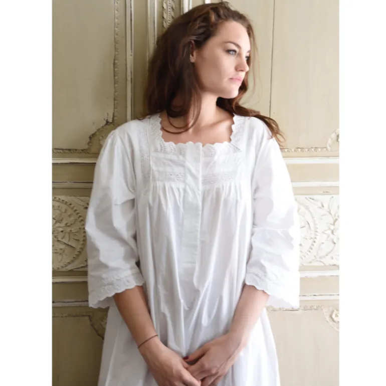 Romantisch nachthemd Eliza wit one size