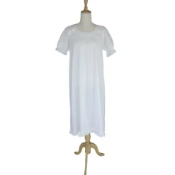 Romantisch nachthemd Juliet broderie wit