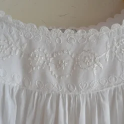 Romantisch nachthemd Juliet broderie wit