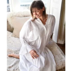 Romantisch nachthemd lange mouw Anna