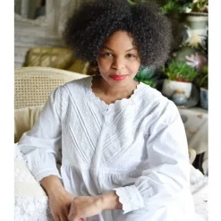 Romantisch nachthemd Olive