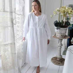 Romantisch nachthemd Olive