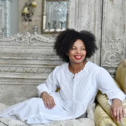 Romantisch nachthemd Olive