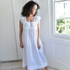 Romantisch nachthemd Pearl wit