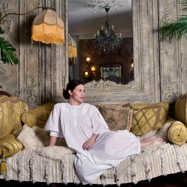 Romantisch nachthemd Serenity 3/4 mouw