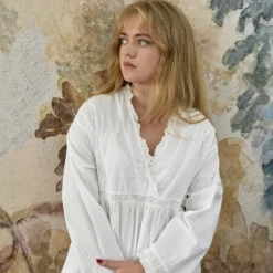 Romantisch nachthemd Tabitha wit