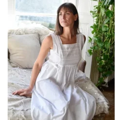 Romantisch nachthemd wit Lorna