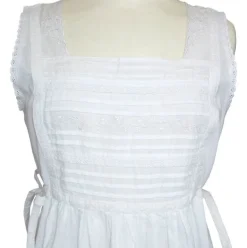 Romantisch nachthemd wit Lorna