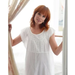 Romantisch nachthemd wit Katherine