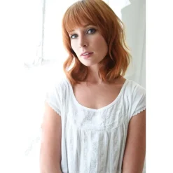 Romantisch nachthemd wit Katherine