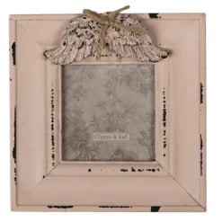 Romantische fotolijst vleugels roze 7*7