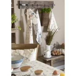 Rond tafelkleed Chicken and Rooster 170cm