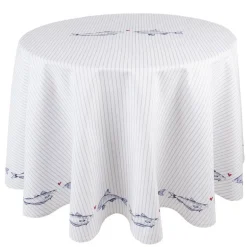 Rond tafelkleed Sun Sea and Fish 170 cm