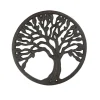 Ronde ijzeren onderzetter boom