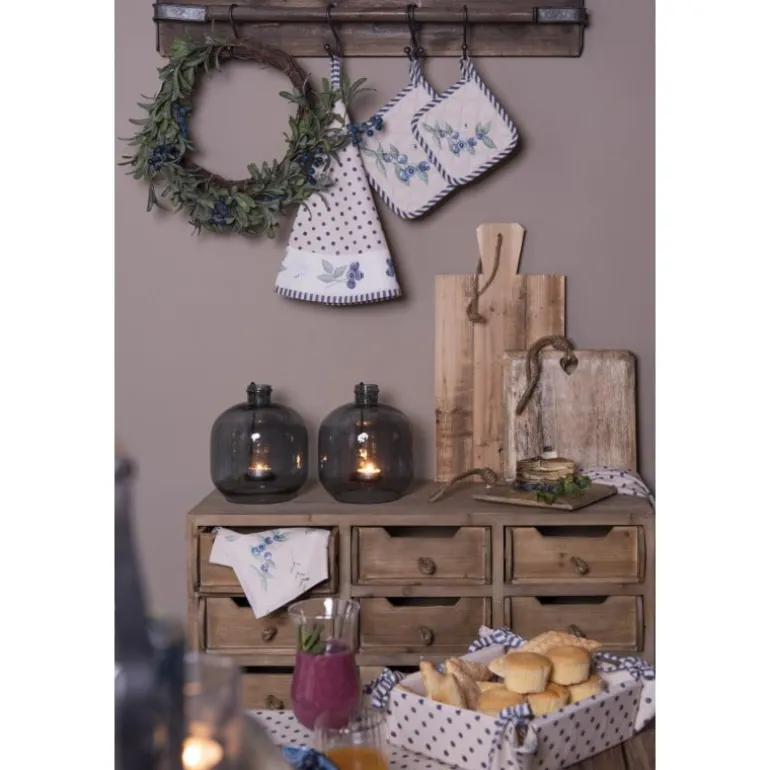 Ronde keukendoek Blueberry Fields